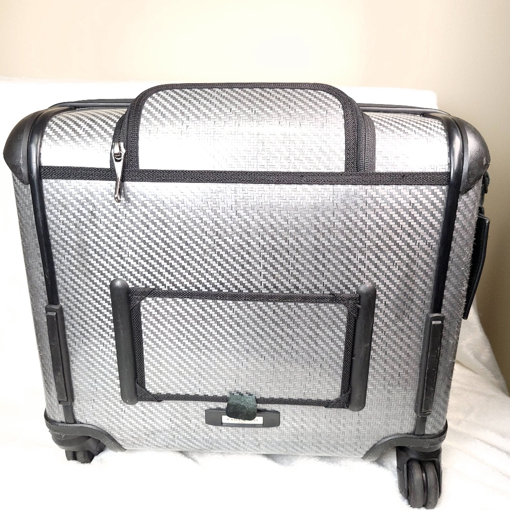 Tumi Graphite and Black Carry-On Luggage - Picture 6 of 16
